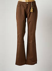 Pantalon droit marron TRUSSARDI JEANS pour femme seconde vue