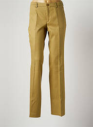 Pantalon chino fermeture zippée sous rabat boutonné taille normale vert FILIPPA K femme