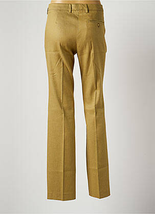 Pantalon chino fermeture zippée sous rabat boutonné taille normale vert FILIPPA K femme