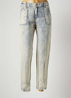 Jean coupe mom poches taille normale blanc FIVE femme
