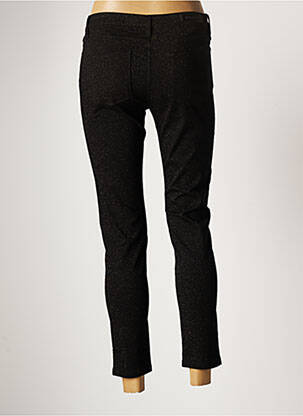 Pantalon slim taille élastique taille normale noir DENIM STUDIO femme