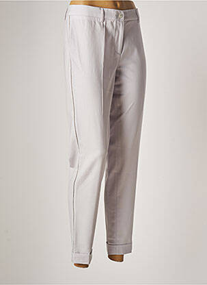 Pantalon chino gris FABIANA FILIPPI pour femme