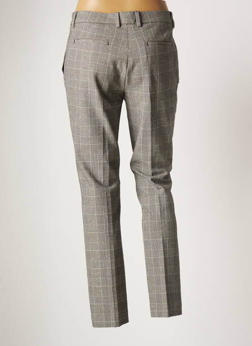 Pantalon droit gris DENIM STUDIO pour femme