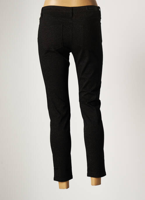 Pantalon slim noir DENIM STUDIO pour femme
