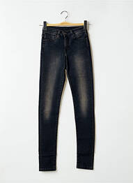 Jeans coupe slim broderie rivets taille normale bleu DENIM STUDIO femme