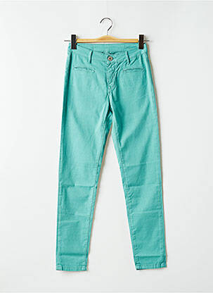 Pantalon slim stretch taille normale bleu DENIM STUDIO femme