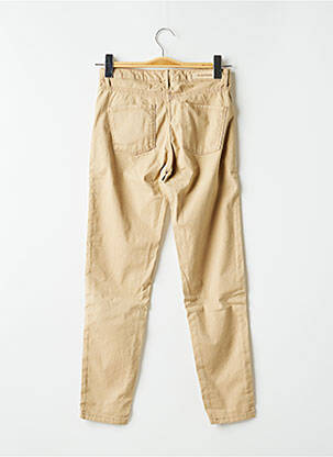 Pantalon slim stretch taille normale beige DENIM STUDIO femme