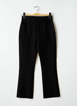 Pantacourt stretch taille normale noir DENIM STUDIO femme