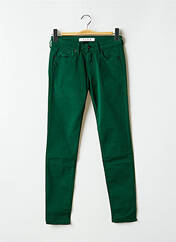 Pantalon slim vert FIVE pour femme seconde vue