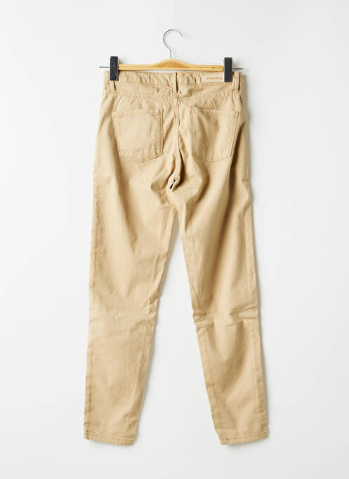 Pantalon slim beige DENIM STUDIO pour femme