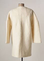 Manteau long blanc ORFEO pour femme seconde vue