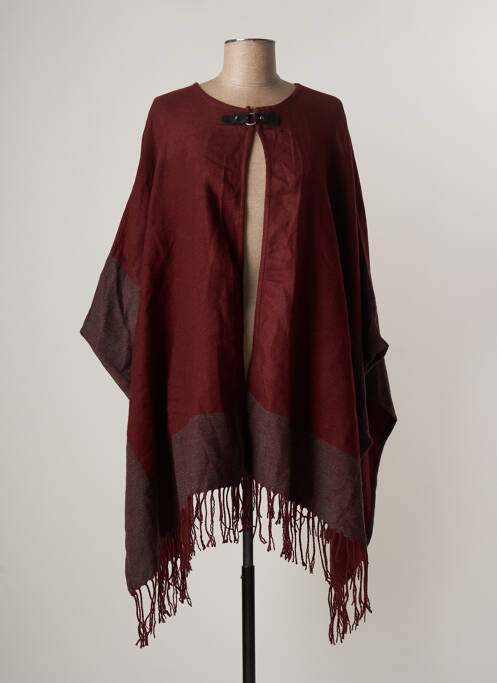 Poncho coupe ample rouge VERO MODA femme