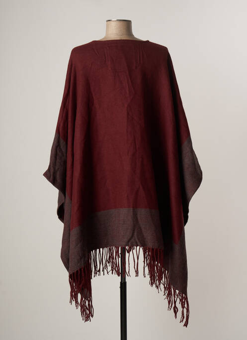 Poncho coupe ample rouge VERO MODA femme