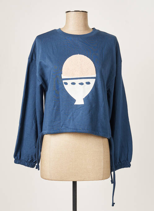 Sweat-shirt bleu COMPAÑIA FANTASTICA pour femme