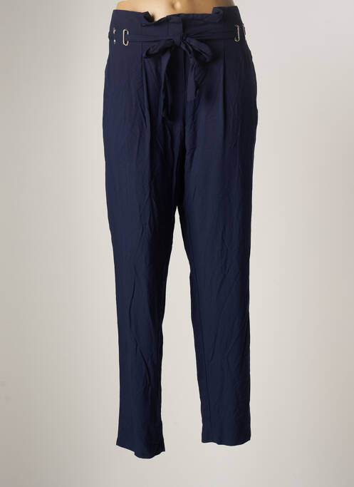 Pantalon chino bleu YUKA pour femme