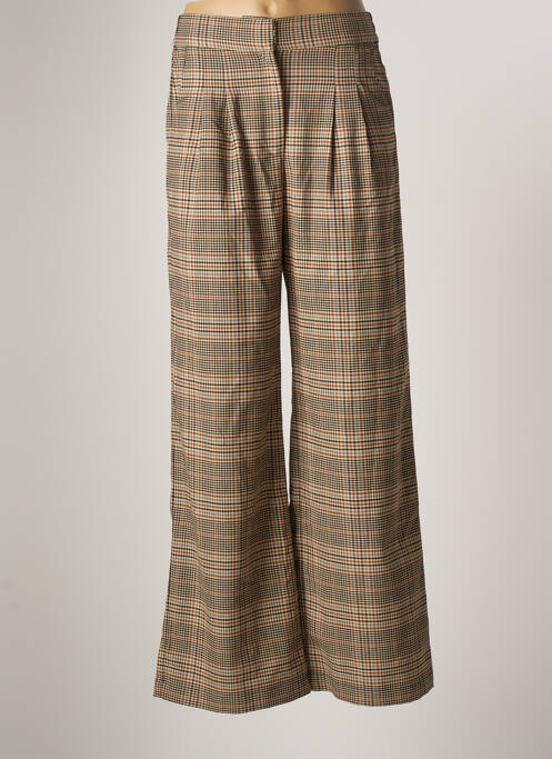 Pantalon large marron SUNCOO pour femme