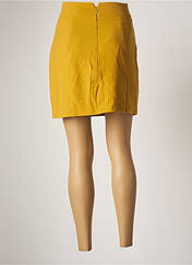 Jupe courte jaune YUKA pour femme seconde vue
