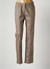 Pantalon droit beige FRANCOISE pour femme seconde vue