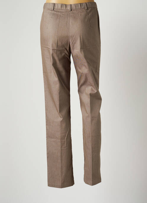 Pantalon droit beige FRANCOISE pour femme