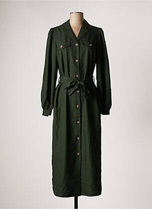 Robe longue vert MINIMUM pour femme