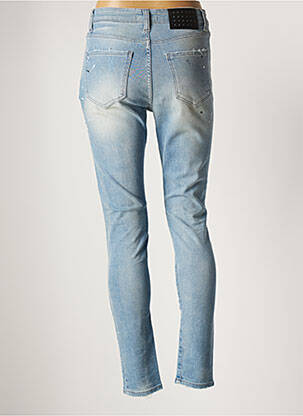 Jeans coupe slim slim taille haute bleu UNIQUE DNM femme