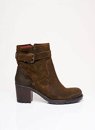 Bottines/Boots marron E-COW pour femme