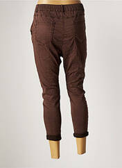 Pantalon 7/8 marron MELLY & CO pour femme seconde vue