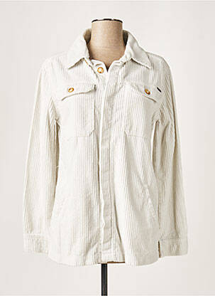 Veste casual coupe droite blanc ACQUAVERDE femme
