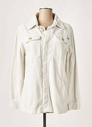 Veste casual coupe droite blanc ACQUAVERDE femme