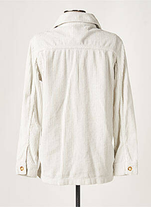 Veste casual coupe droite blanc ACQUAVERDE femme