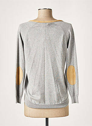 Gilet manches longues resserrée sur le bas gris HARTFORD femme