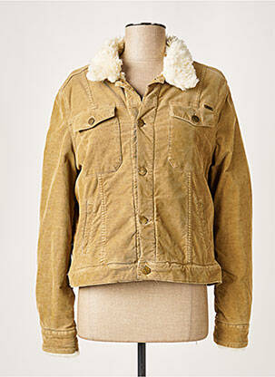 Veste casual coupe droite beige ACQUAVERDE femme