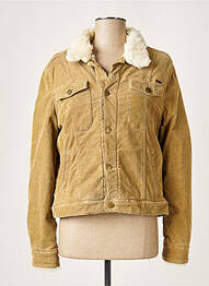 Veste casual coupe droite beige ACQUAVERDE femme