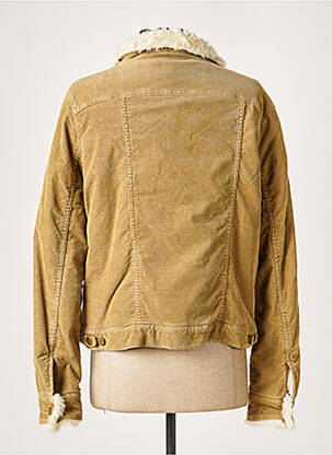 Veste casual coupe droite beige ACQUAVERDE femme