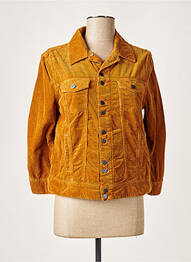 Veste casual coupe droite marron ACQUAVERDE femme
