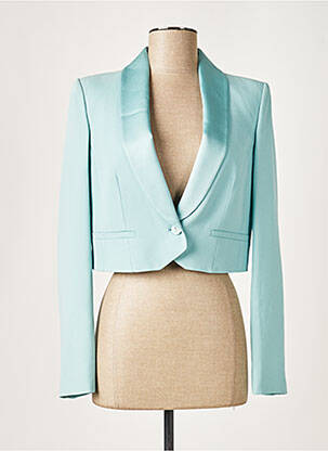 Veste chic fausses poches bleu PATRIZIA PEPE femme