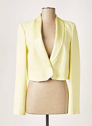 Veste chic fausses poches jaune PATRIZIA PEPE femme