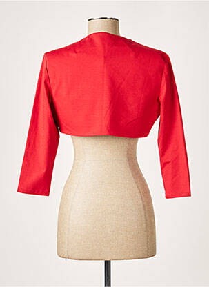 Boléro col châle rouge PAULE KA femme