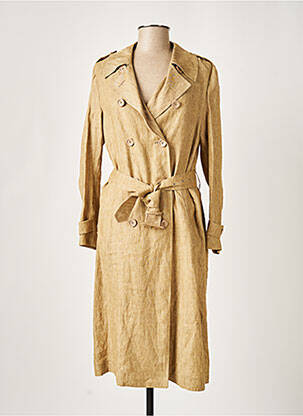 Trench poches sans capuche beige HERNO femme