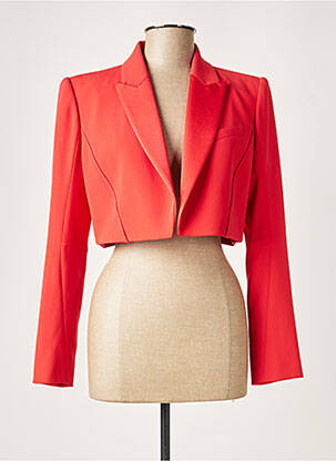 Blazer coupe cintrée rouge PAULE KA femme