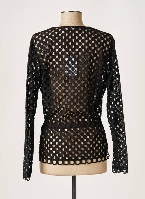 Gilet manches longues noir CARVEN pour femme