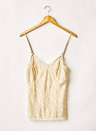 Pyjama col v beige VICTOIRE femme