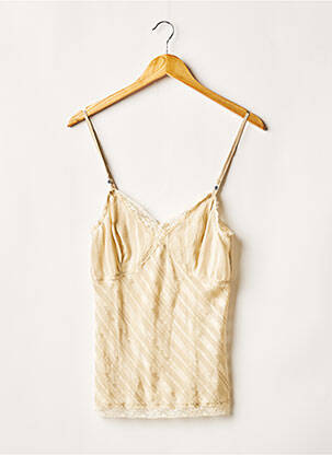 Pyjama col v beige VICTOIRE femme
