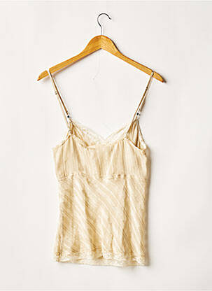 Pyjama col v beige VICTOIRE femme