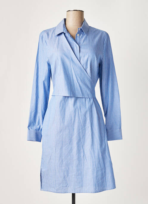 Robe mi-longue bleu SET pour femme