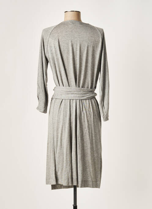 Robe mi-longue gris ET VOUS pour femme
