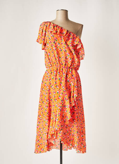 Robe mi-longue orange TARA JARMON pour femme
