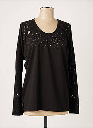 T-shirt manches longues manches longues noir BARBARA BUI femme