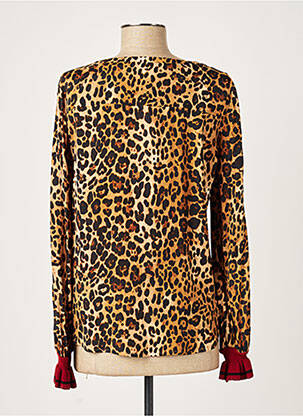 Blouse col rond manches longues noir SET femme