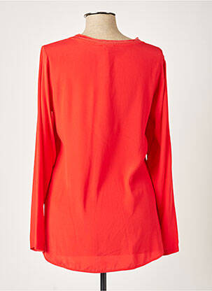 Blouse col rond manches longues rouge HER SHIRT femme